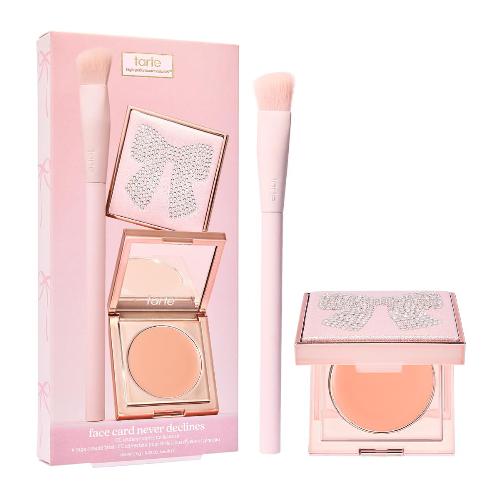 Face Card Never Declines CC Undereye Corrector And Brush (Holiday Limited Edition)