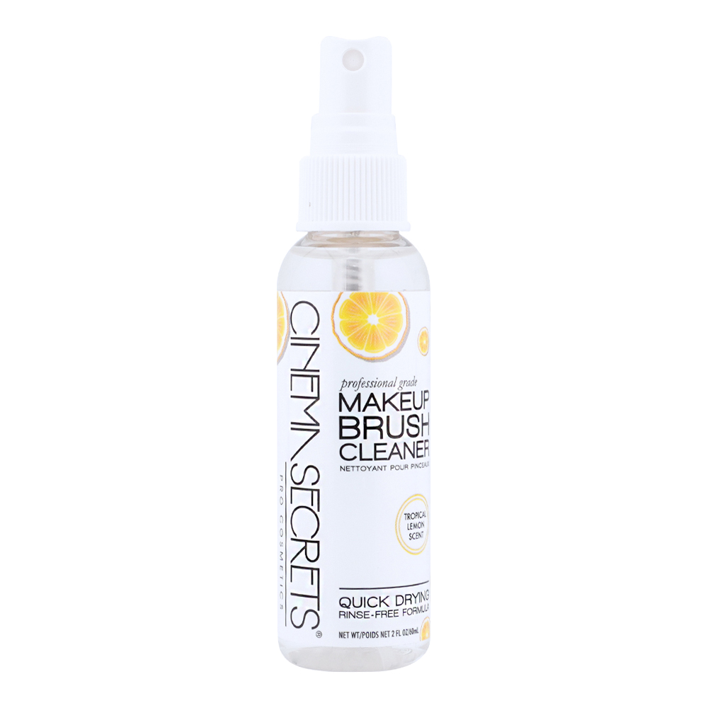 Professional Grade Makeup Brush Cleaner Spray Tropical Lemon Scent