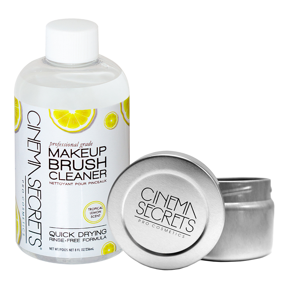 Professional Makeup Brush Cleaner Pro Starter Kit - Lemon
