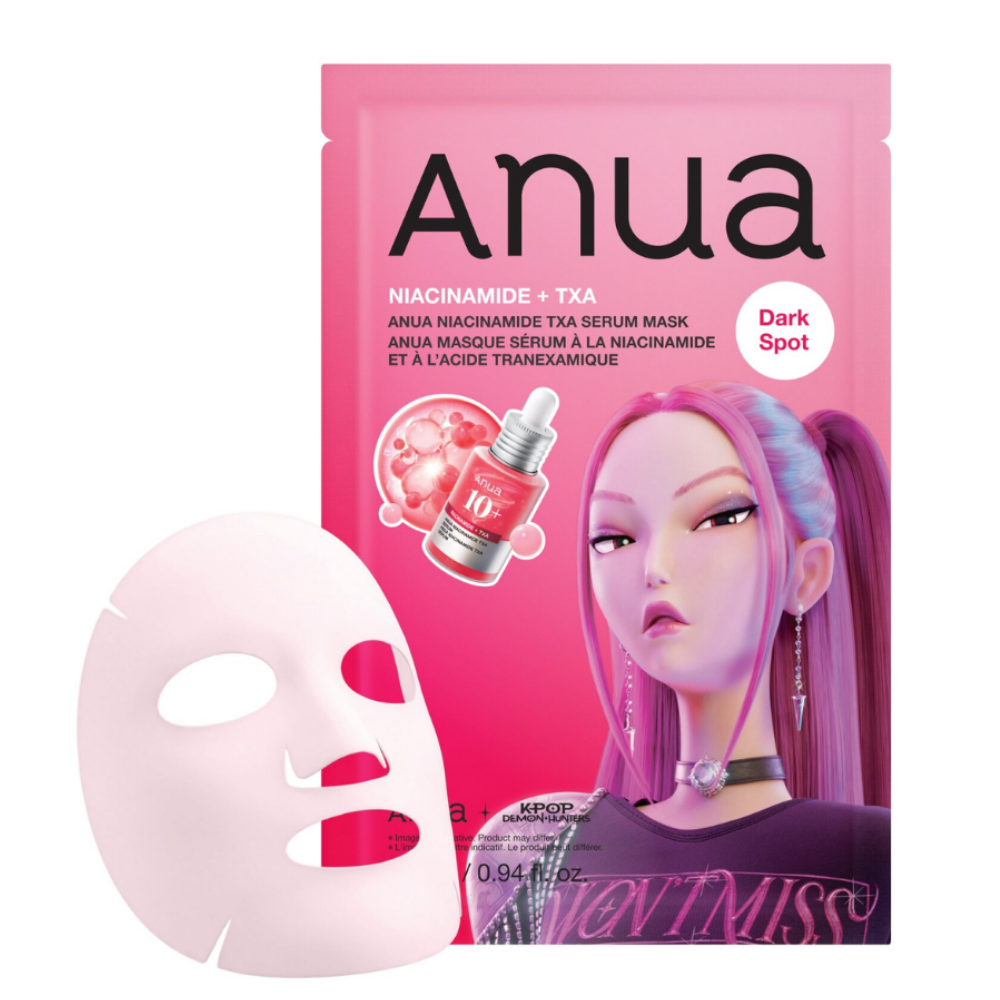Kpop Demon Hunters X Anua Niacinamide TXA Serum Mask