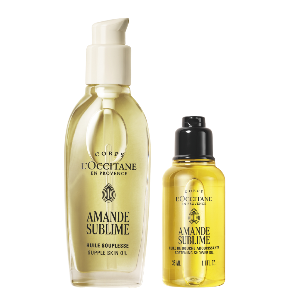 Almond Body Oil Glow Duo