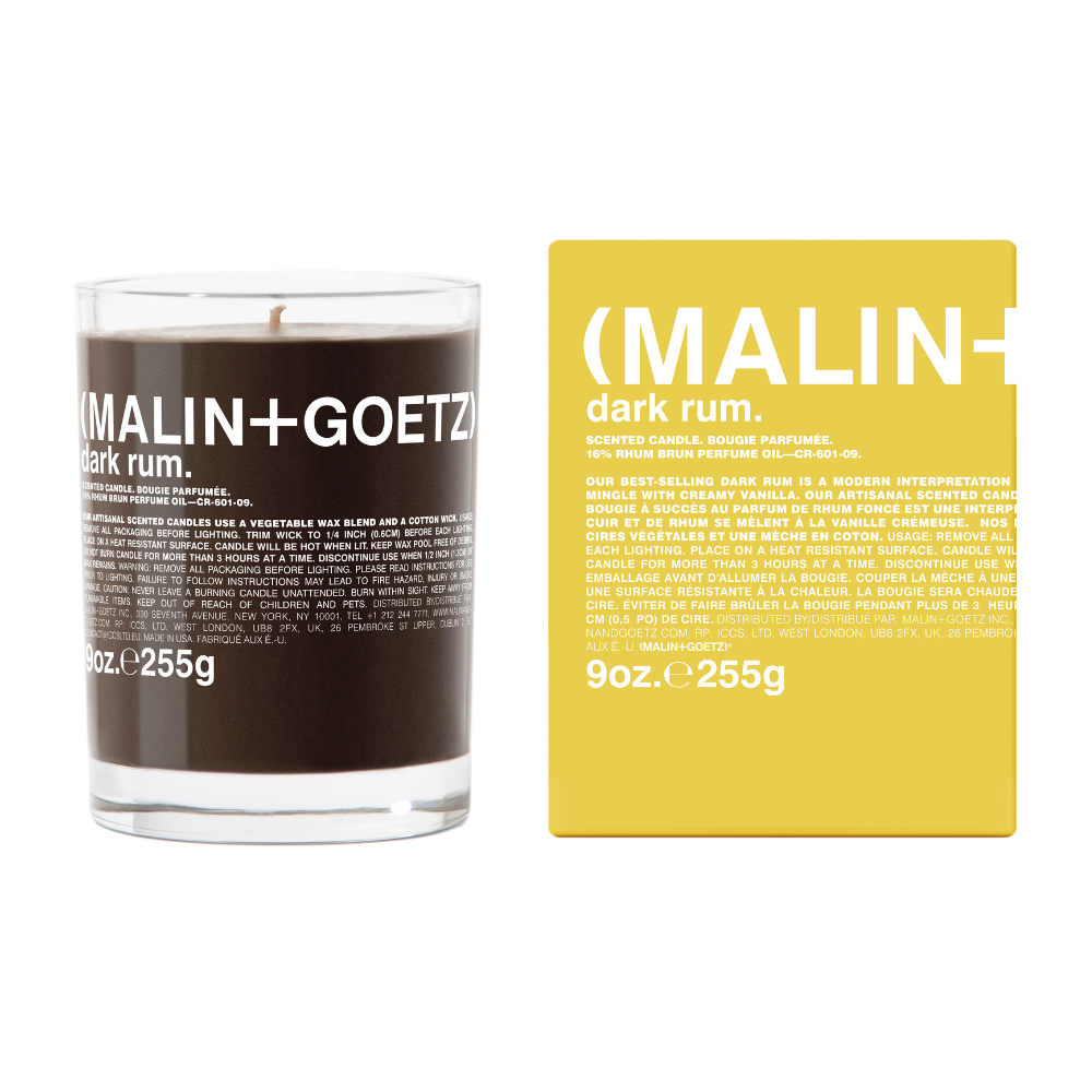 Dark Rum Scented Candle