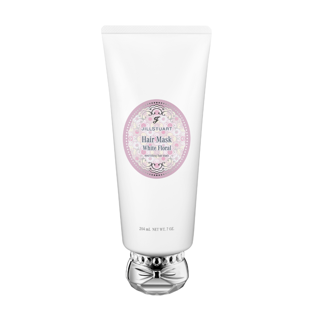 White Floral Hair Mask