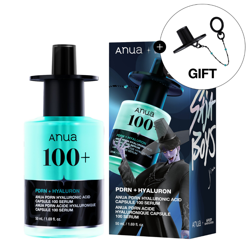 Kpop Demon Hunters X Anua PDRN Hyaluronic Acid Capsule 100 Serum With GAT Keyring