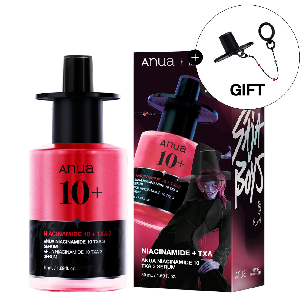 Kpop Demon Hunters X Anua Niacinamide 10 TXA 3 Serum With GAT Keyring