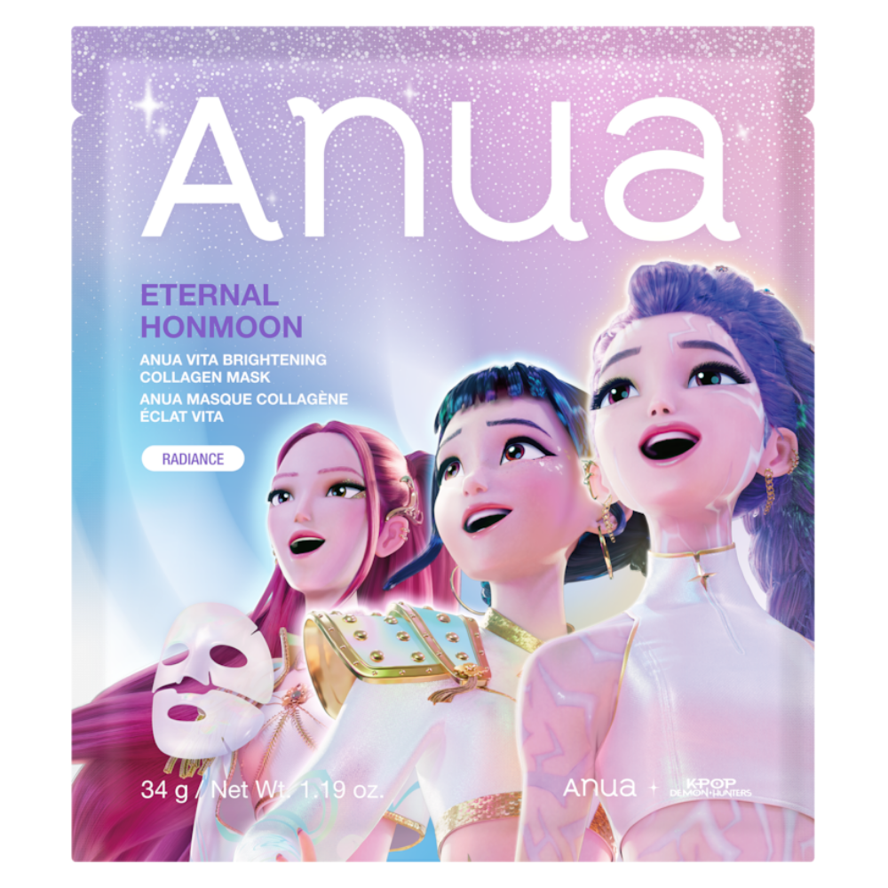 Kpop Demon Hunters X Anua Vita Brightening Collagen Mask