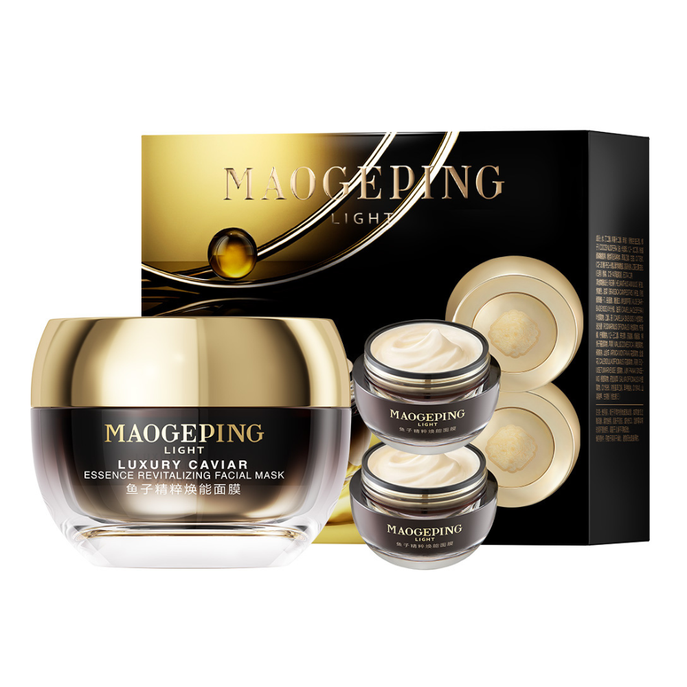 Luxury Caviar Essence Revitalizing Facial Mask Set