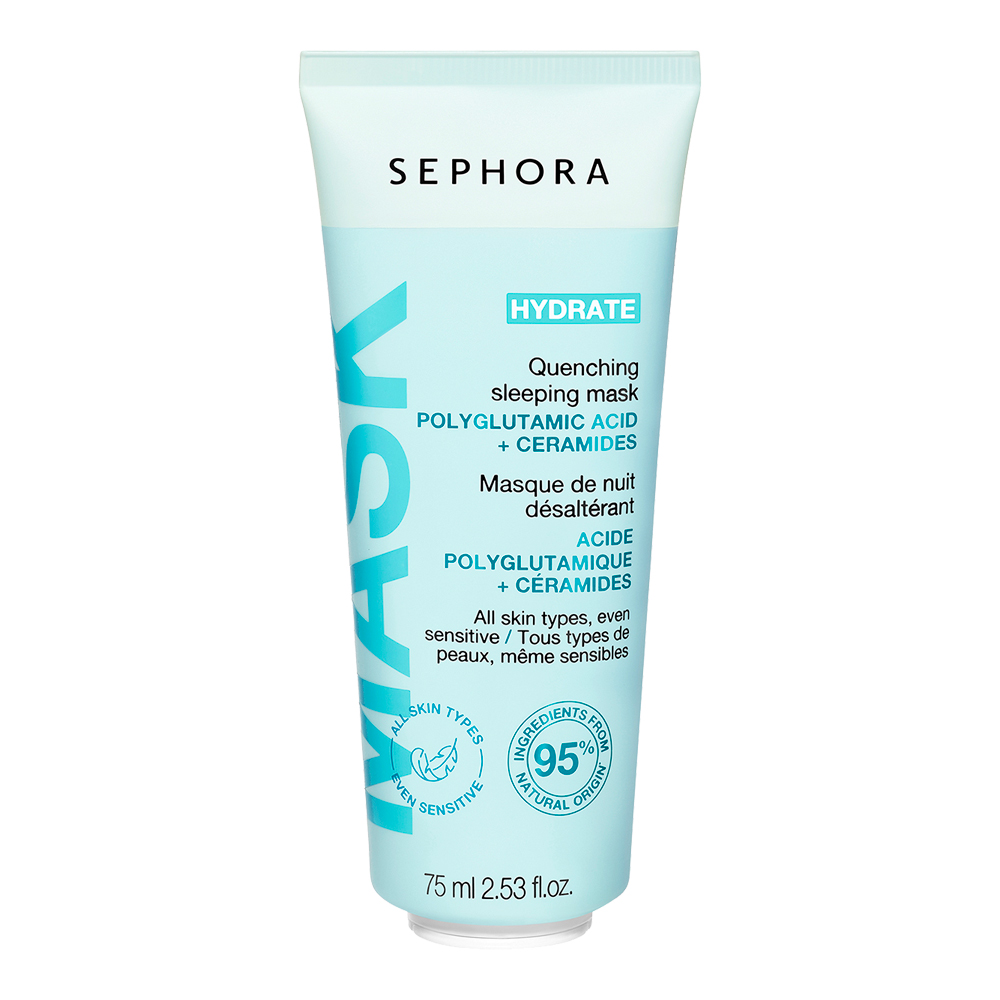 Quenching Sleeping Mask With Polyglutamic Acid And Ceramides