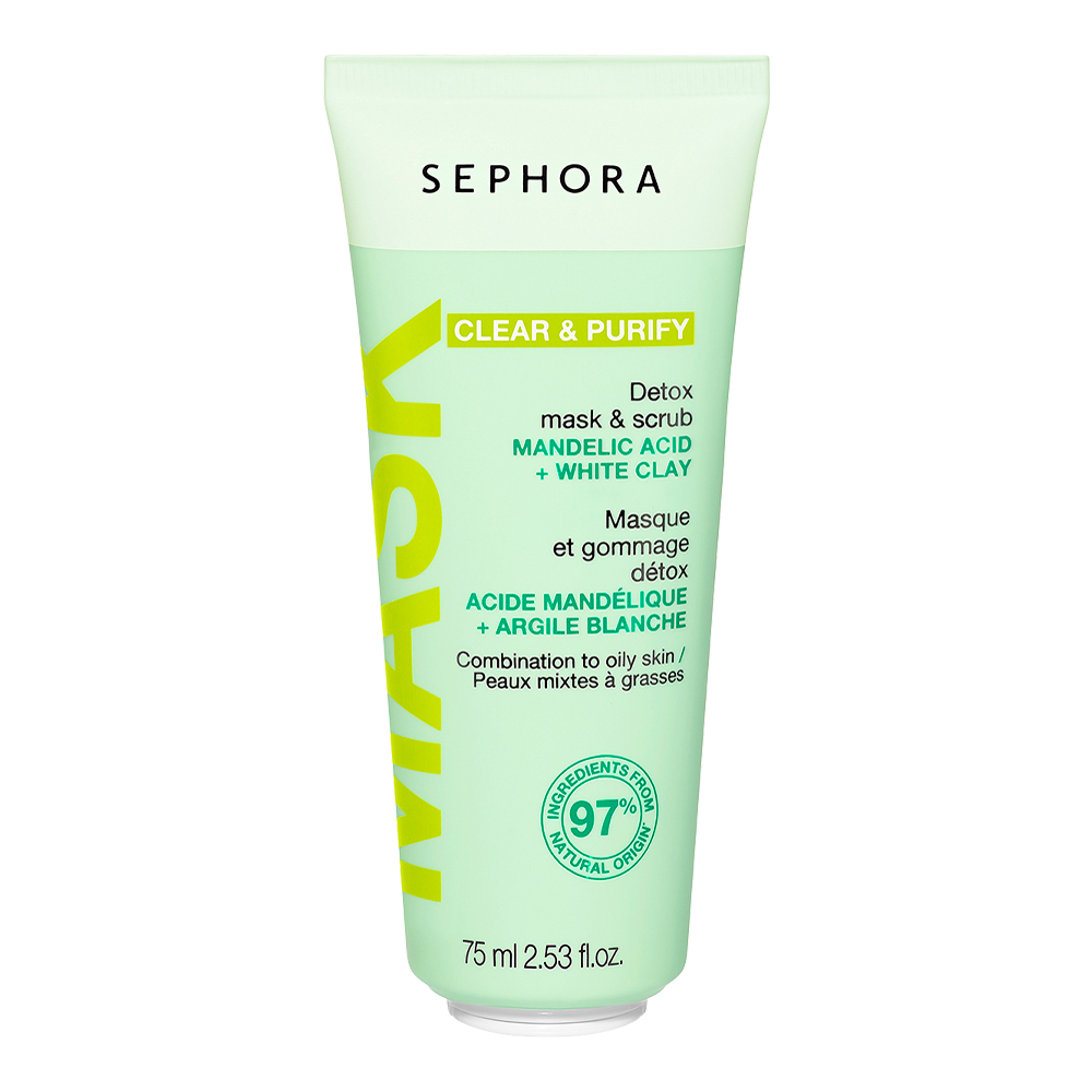 Detox Mask And Scrub With Mandelic Acid And White Clay