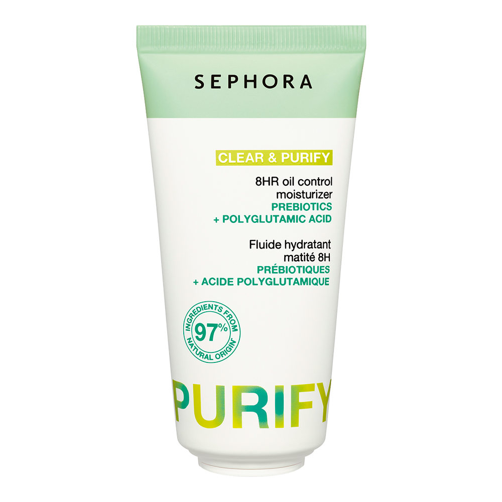 Clear & Purify 8hr Oil Control Moisturizer With Polyglutamic Acid + Prebiotics