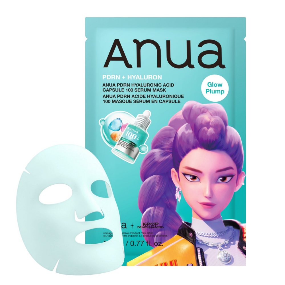 Kpop Demon Hunters X Anua PDRN Hyaluronic Acid Capsule 100 Serum Mask