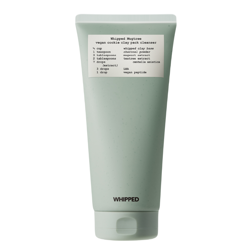 Mugtree Vegan Cookie Clay Pack Cleanser - Mugwort, Teatree And Volcanic Ash