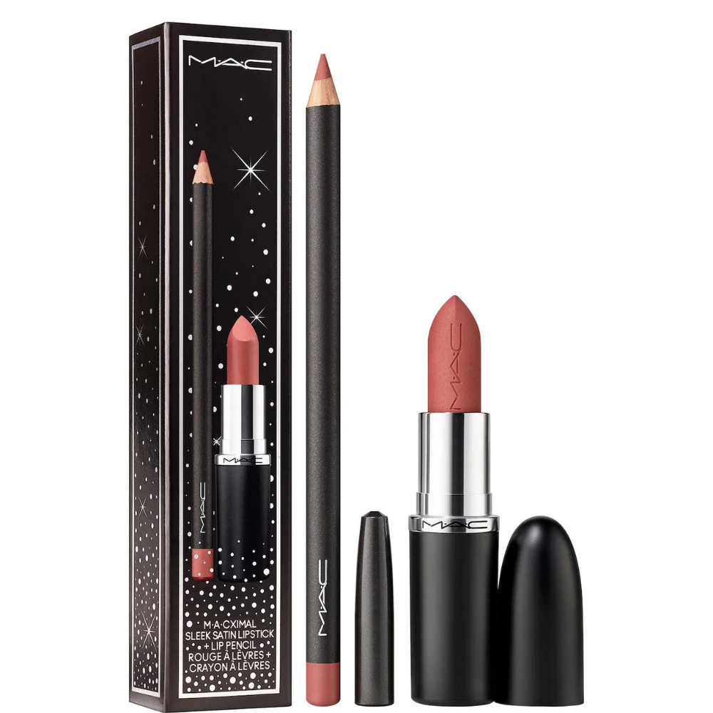 Teddy Love Sleek Satin Nude Lip Combo (Holiday Limited Edition)