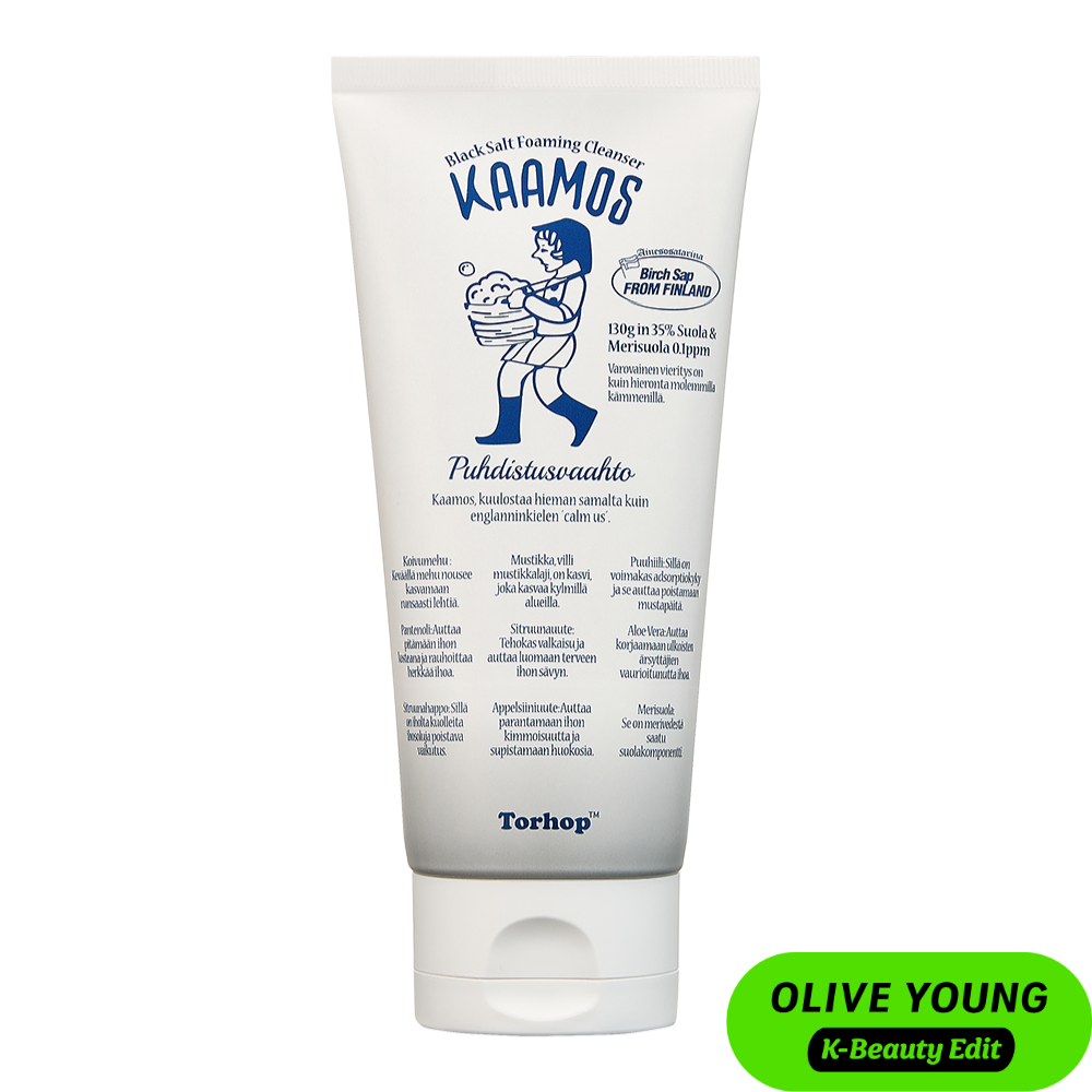 Kaamos Black Salt Foaming Cleanser