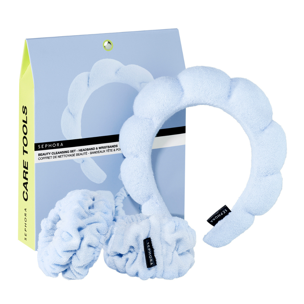 Beauty Cleansing Set - Headband & Wristbands